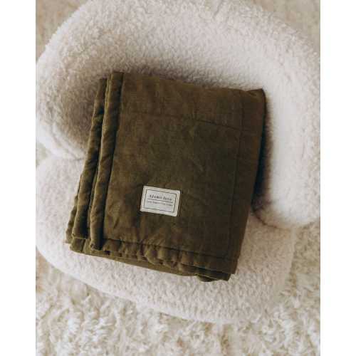 Soft Linen Baby Blanket - Sustainable Cot Quilt, OEKO-Tex Certified