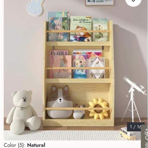 Children's Book Rack - Kids Space-Saving Design