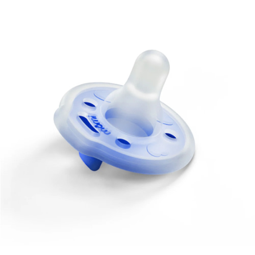 babypace breast-like pacifier single - lapis | mōmi
