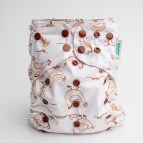 Animals and Insects: Essentials Pocket Cloth Diaper with Athletic Wicking Jersey, Grows with your Baby