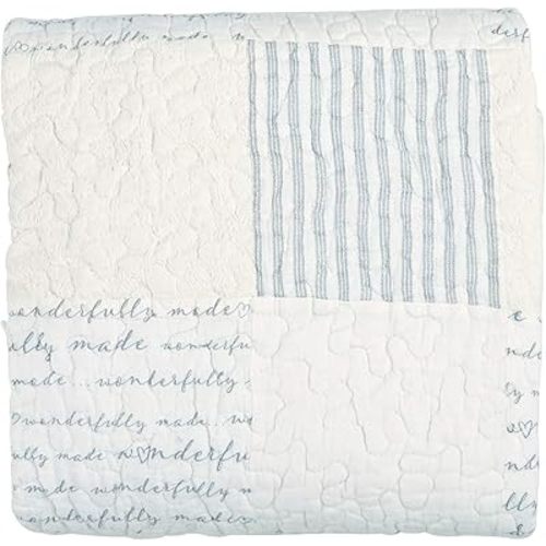 Stephan Baby Heirloom-Quality Pieced Crib Quilt, Wonderfully Made (G2143)