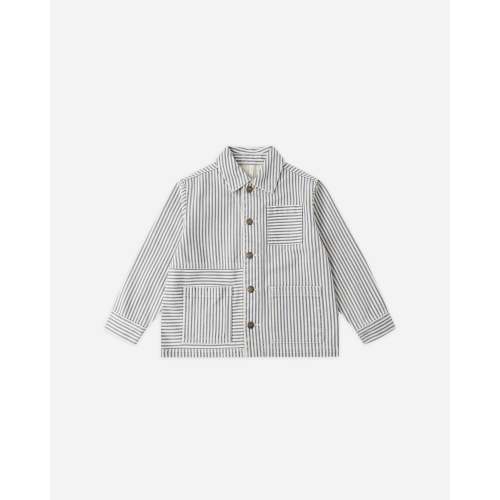 Denim Jacket Railroad Stripe