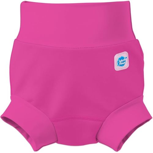 Splash About Happy Nappy Swim Diaper, Neon Pink, 3-6 Months