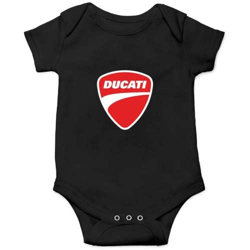 Ducati Logo Baby Onesie - Black Cotton Infant Bodysuit for Kids - Soft & Durable Design for Motorsport Fans Kids's Short Sleeve Onesie 12M Black sold by Deebakmbette17 | SKU 975304428 | Printerval