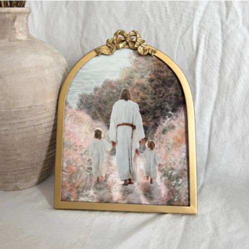 Vintage Ribbon Gold Frame - 5.7x9.2 – Light Your Home