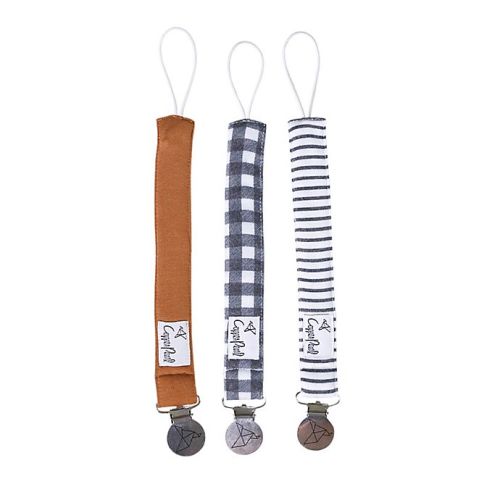 Copper Pearl 3-Pack Scotland Binky ClipsCopper Pearl 3-Pack Scotland Binky Clips