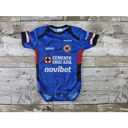 Cruz Azul Baby Jersey 3D Onesie Kids's 6M sold by Theadora Slider | SKU 2608090999 | Printerval