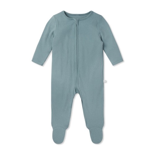Rib Stripe Footie