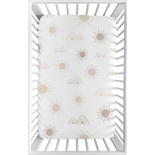 Desert Sun Collection Mini Crib Sheet