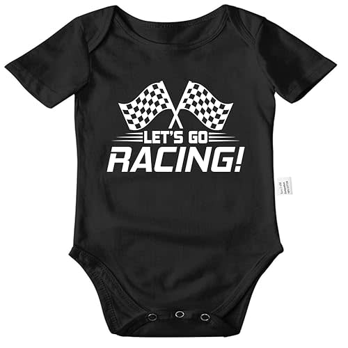 Let's Go Racing Daddy Bodysuit, Baby Pride Outfit, Grandpa Baby Clothes Boys Girls Short Sleeve Jumpsuit Clothing