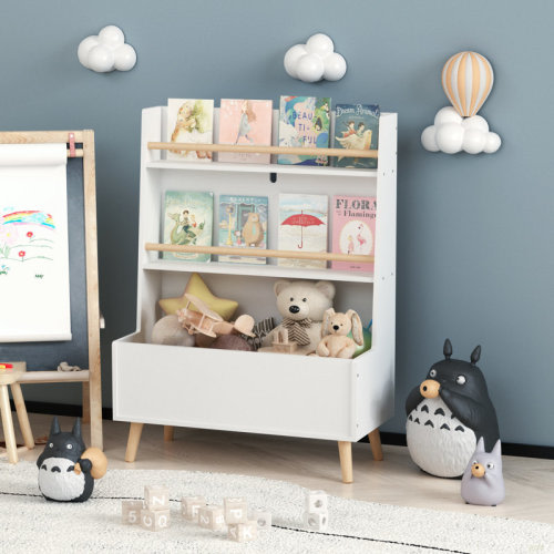 George Oliver Kids Bookshelf, Book And Magazine Rack, Book Organizer, Toy Storage Cabinet Organizer (Bookshelf) | Wayfair