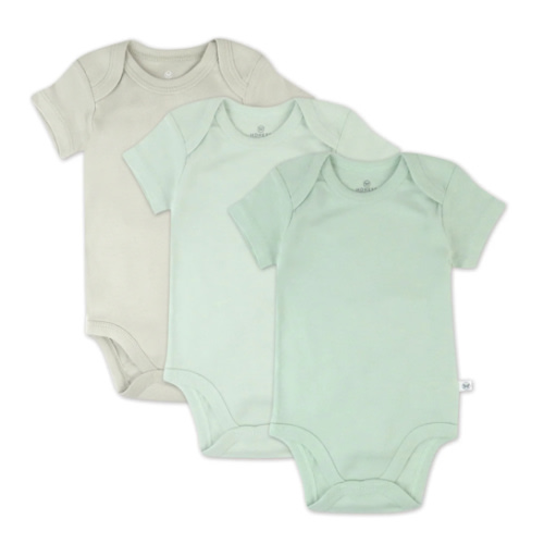 3-Pack Organic Cotton Short Sleeve Bodysuits | Honest Baby Clothing
