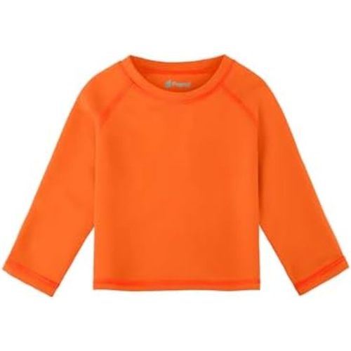 Baby Todder Rash Guard Shirts SPF Long Sleeve Swim Shirts Sun Protection Rashguard Swimwear for Baby Boys Girls