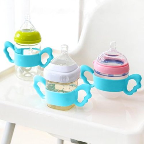 Kitchen Cups Lowprice! Hanzidakd Personalized Baby Bottle Handles Soft Silicone Easy Carry Handle Reusable Baby Bottle Label With Handle For Daycare