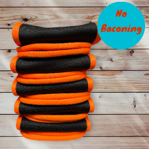 Natural Fiber Insert - Hemp Insert w/ Neon Orange Awj Edge