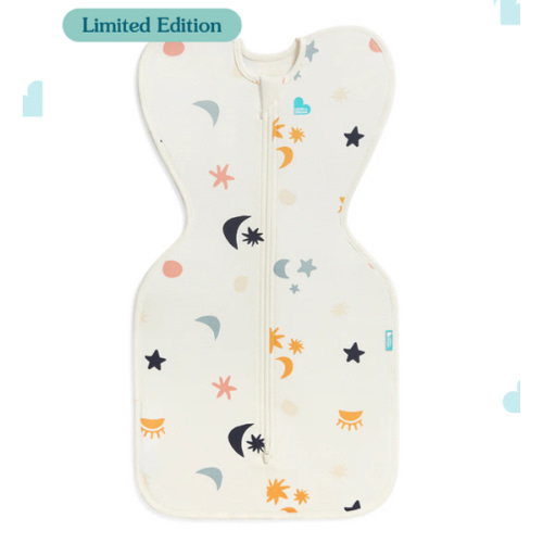 Swaddle Up™ 1.0 TOG Organic Cotton Buff Lunar