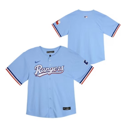 Texas Rangers Nike Baby LIGHT BLUE Alt. 1 Limited Blank Baseball Jersey - 133422562