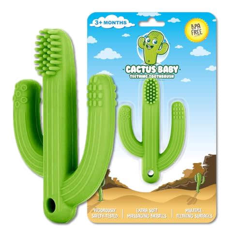 Cactus Baby Teething Toy Toothbrush