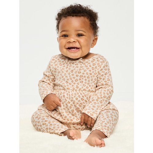 Long-Sleeve Pointelle-Knit Top and Pants Set for Baby