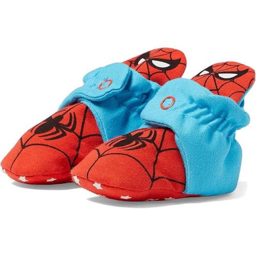 Robeez Baby Boy's Spider Man Snap Bootie (Infant/Toddler) Red 12-18 Months (US 4 Toddler) M