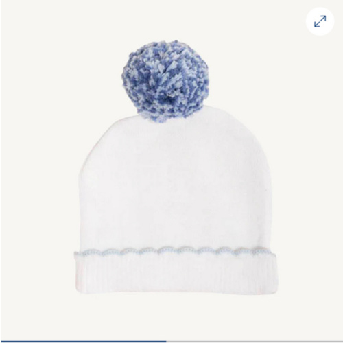I'm Here Hat - Worth Avenue White with Buckhead Blue