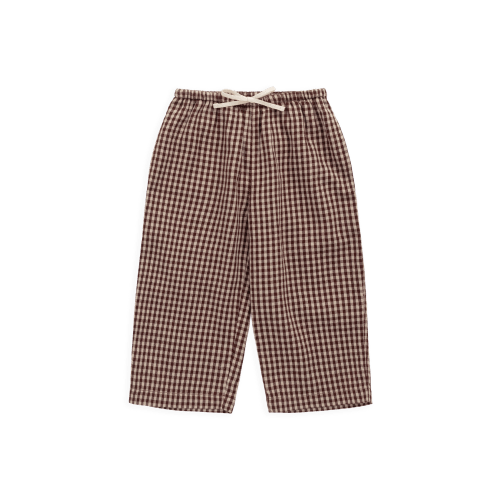 Organic Cotton Kenji Pant-Cinnamon Gingham – Jamie Kay USA