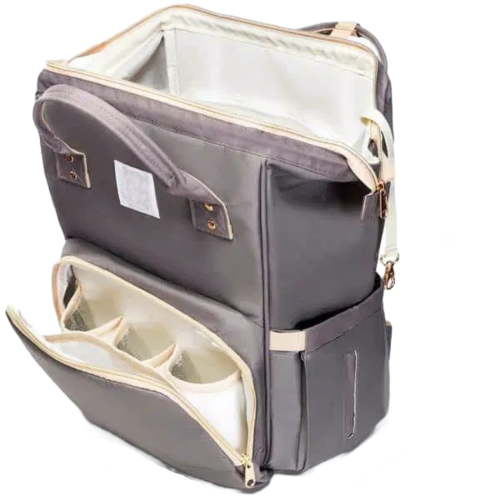 Baby Diaper Bag Backpack Modern Small Baby Travel Bag Tote w/Organizer Pouch