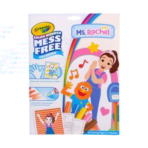 Color Wonder Mess Free Ms Rachel Coloring Pages & Markers