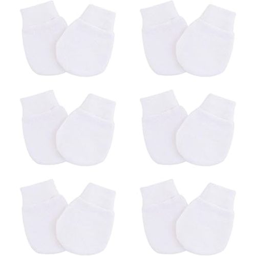 Baby Mittens No Scratch Mittens Infant Soft Gloves Mittens for 0-6 Months Boys Girls