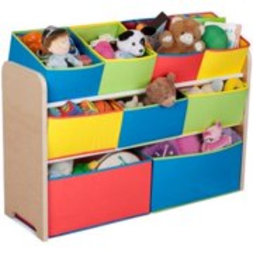 Delta Children Deluxe Multi-Bin Toy Organizer with Storage Bins