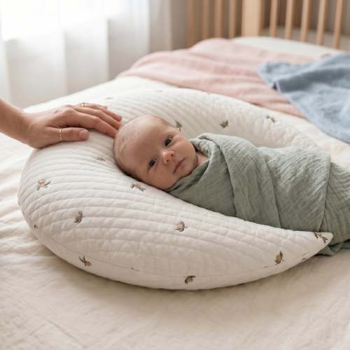 Little Manta Moon Hypoallergenic Pillow
