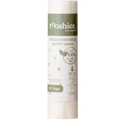 Tooshies Biodegradable Nappy Bags 40 Pack