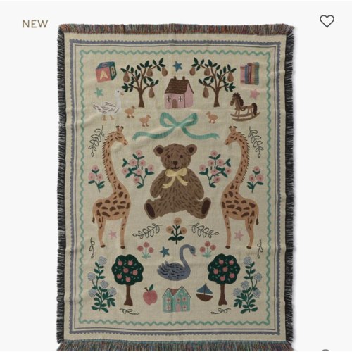 Woven Blanket - storybook