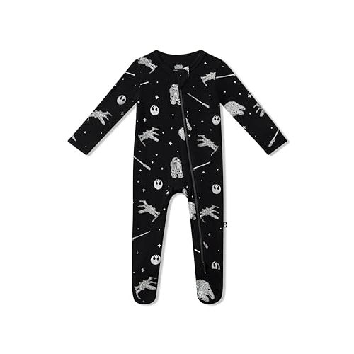 KYTE BABY Infant and Toddler Dual Zipper Footie, Ultra-Soft Rayon Made From Bamboo, Boys and Girls Clothing