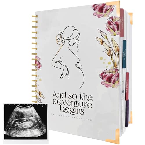 Baby Memory Book for Gender Neutral, Timeless First 3 Years Baby Book, Pregnancy Journal Memory Book for Expecting Moms, Weekly Milestone Baby Book Keepsake, Hardcover with Keepsake Pocket