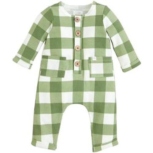Mud Pie Unisex Baby Mud Pie Boy Check Waffle 1 Pc;