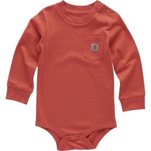 Carhartt Kid's CA5002 Long-Sleeve Pocket Bodysuit