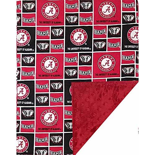 Future Tailgater Alabama Crimson Tide Licensed Minky Blanket Throw