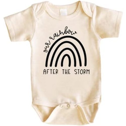 Bump and Beyond Designs Pregnancy Announcement, Rainbow After The Storm