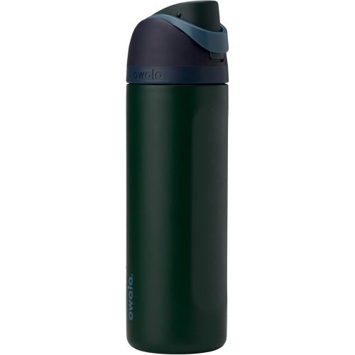 Owala FreeSip Insulated Stainless Steel Water Bottle with Straw, BPA-Free Sports Water Bottle, Great for Travel, 24 Oz, Lost Signal