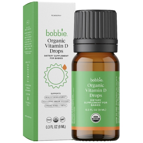 Bobbie Baby Organic Vitamin D Drops 9mL