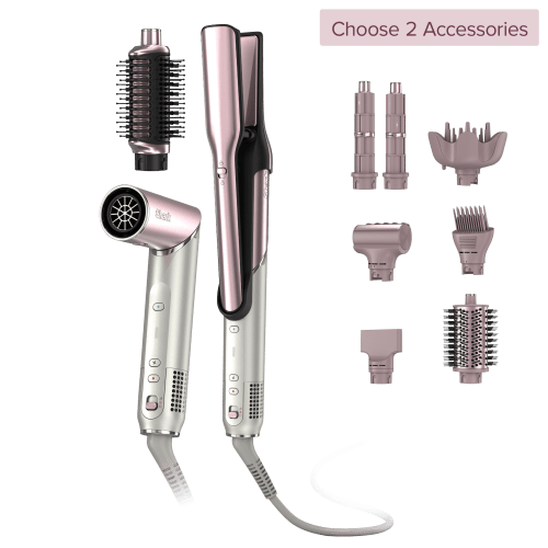 Build Your Own Shark Glam™ Ceramic & Powerful Air Styling & Drying System (Pink)