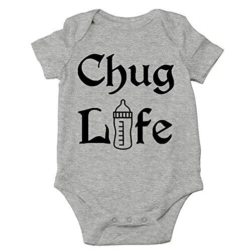 CBTwear Chug Life - Baby Clothes - Funny Newborn Bodysuit Outfits for Infants