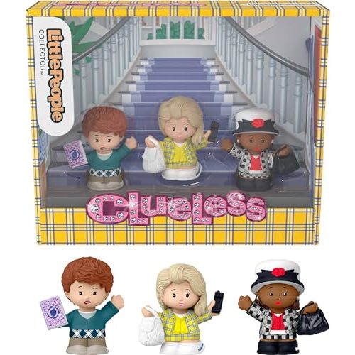 Little People Collector Clueless Movie Special Edition Set for Fans, 3 Character Figures in a Display Package