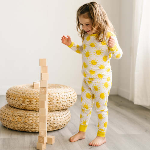 Sunshine Two-Piece Pajama Set - Little Sleepies