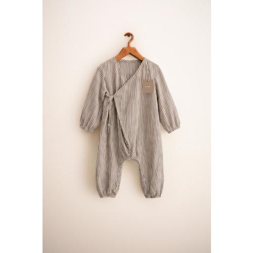 ZARA TIMELESS - STRIPED LONG JUMPSUIT - Ecru | ZARA United States