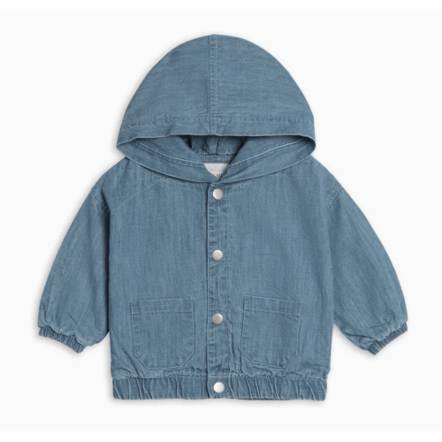 Jules Chambray Hooded Jacket