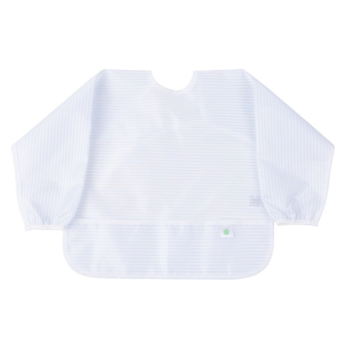 The Cover Everything Bib in Light Blue Stripe