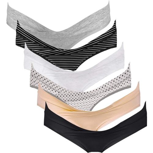 Intimate Portal Cotton Maternity Underwear Under the Bump Pregnancy Postpartum Bikini Panties
