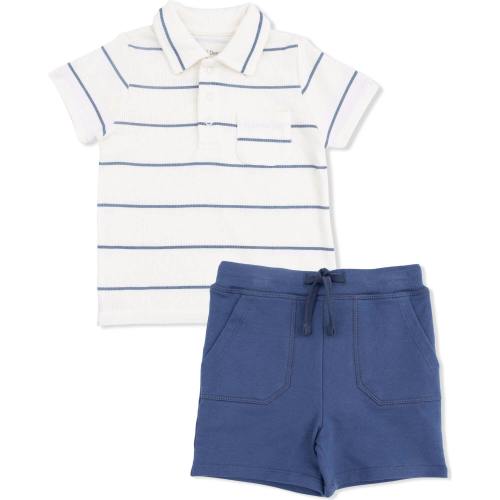 Vintage Stripe - Polo with Casual Short
